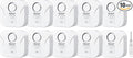Geevon 10 Pack Water Leak Detectors for Home, 100dB Water Sensor Alarm Flood Leakage Detection Devices for Bathroom, Basements, Laundry Rooms, Kitchen, IP56 Waterproof(Battery＆Screwdriver Included)
