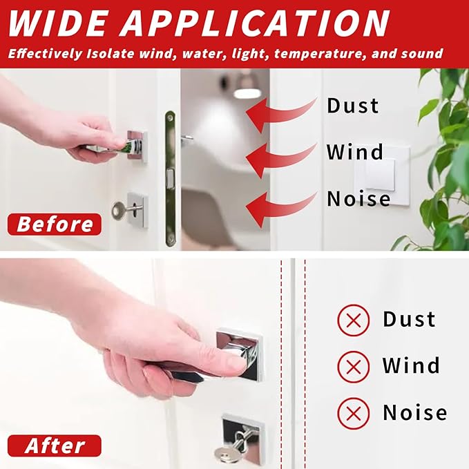 20 Feet Rubber Weather Stripping Door Seal Strip, Self-Adhesive Backing D-Shape Door Weatherstripping for Door Frame Insulation Large Gap, Easy Cut to Size(Black)
