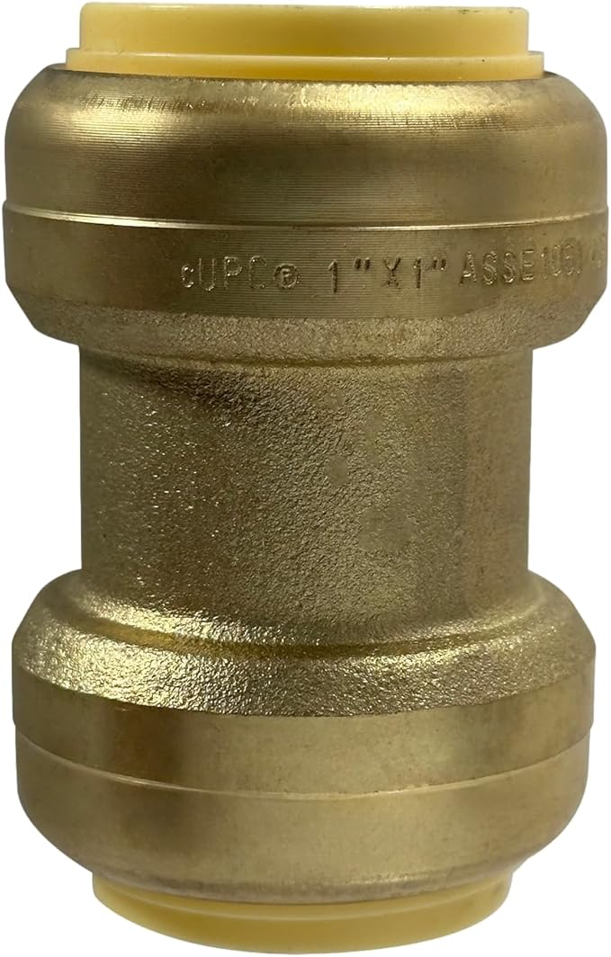 XFITTING Push Fit 1 Inch x 1 Inch, 1 in Push Fit Coupling, 27-1-2=2XX, 2 Pieces