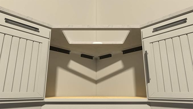 The Original Wall Cleat – Heavy Duty Support Bracket Dishwashers Sink Support Bracket Securing Countertops. – Invisible Wall Mounting Hardware for Secure,Flush Installations.(18 Inches) Aluminum