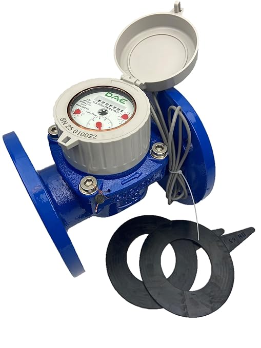DAE WP-250n 2.5" Lead Free Woltmann Helix Water Meter, Pulse Output, Gallon