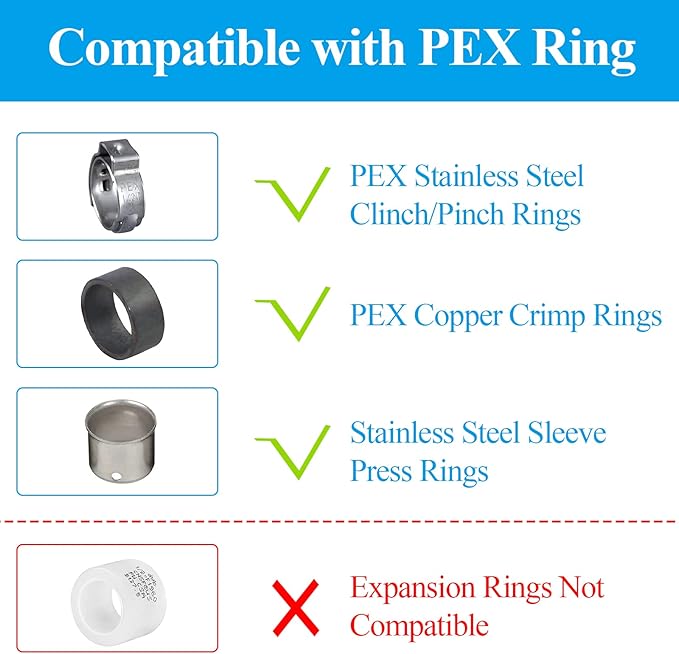 WiseWater 28 Pcs PEX Fittings 3/4 Inch, 3/4 inch Straight Coupling Brass Fittings, Barb Crimp PEX Pipe Fitting for PEX Pipe Plumbing Projects (Pack of 28)
