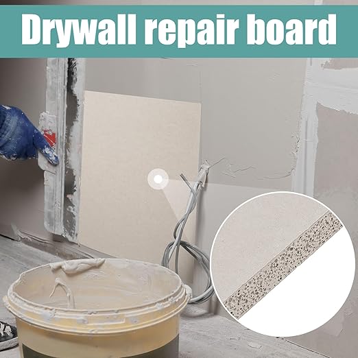 Amylove Drywall Repair Panel Drywall Patch Panel for Wall Repair(4 Pieces,12" x 12" x 1/2")