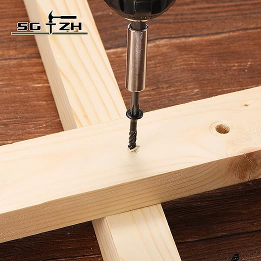 #10 x 2-1/2" Deck Screws (477Pcs) 6lb. Carbon Steel, Black, Flat Head, Rust Resistant epoxy Coated, with T25 Star Bit