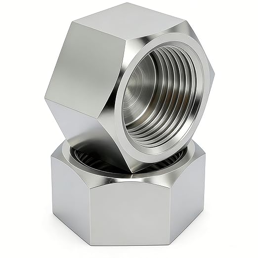 Stainless Steel 304 Hex End Cap 3/4" NPT Female Pipe Fitting 2pcs