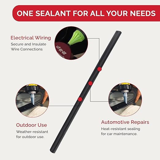 Weatherproof Sealant Sticks - Durable, Long-Lasting Adhesive Pack of 100