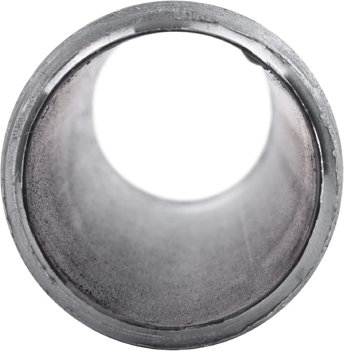 PIPE DECOR 1" x 5.5" Black Steel Plumbing Pipe, 6-Pack, Pre Cut Connector, Industrial Steel Grey Fits Standard One Inch Threaded Black Malleable Iron Fittings, Build Vintage DIY Furniture