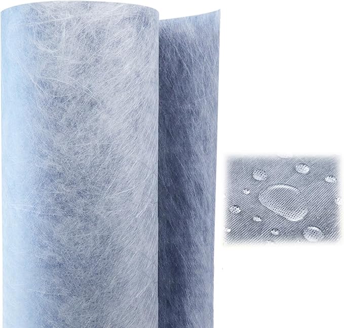 Waterproofing Membrane Anti-Fracture Fabric for Bathroom Shower Walls and Tile Underlayment, Prevents Water Seepage Over Concrete Foundations