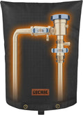 Backflow Preventer Cover (5°F) Heavy-Duty 5-Layer Insulated Enclosure, Freeze & All-Weather Protection for Outdoor Pipe, Irrigation Sprinkler Valve, Well Water Pump & PVB, 20" Wx34 H Black