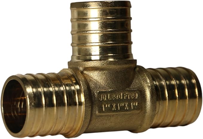 10 Pieces XFITTING 1" X 1" X 1" Pex Tee, Pex B Crimp Version