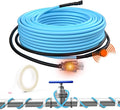HEATIT 90Ft Heat Tape for Water Pipes, Self-Regulating Heating Cable for Metal and Plastic Pipes, Water Pipe Freeze Protection, Energy-Saving Pipe Heating Cable, ETL Listed, 120V 5W/FT