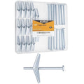 KURUI 1/4 Toggle Bolts for Drywall, 14Pcs Heavy Duty Metal Drywall Anchors Kit, Dry Wall Anchors and Screws Kit, Butterfly Anchors for Ceiling, Sheetrock, Hollow Wall
