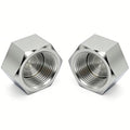 Stainless Steel 304 Hex End Cap 3/4" NPT Female Pipe Fitting 2pcs