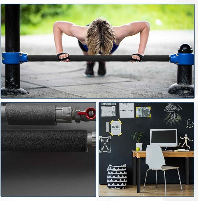 2pcs 1/4" ID Pipe Insulation Foam Tube, EPDM Pipe Cover 2/5" OD Wrap Roll Bar Tubing 4.9FT Long - Insulation Freeze Heat Preservation for Guitar Stand/AC Units/Exercise Machine