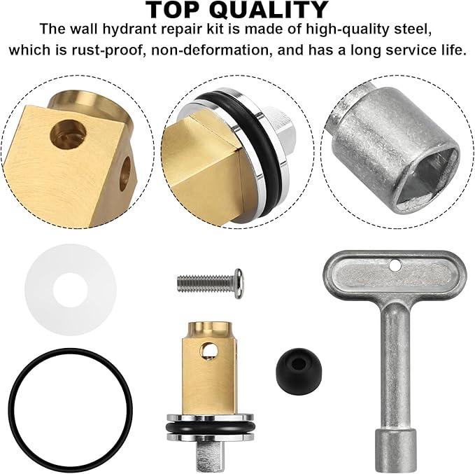 Wall Hydrant Repair Kit HYD-RK-Z1321-CXL Z1321-CXL/ Z1320-CXL Replacement for Zurn HYD-RK-Z1321-CXL Z1321-CXL/ Z1320-CXL Wall Hydrant Repair Kit