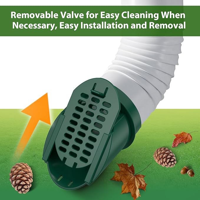 1 Pack 4" Slope Drainage Grate Cover, Rain Diverter, Drainage Grate Yard Drain, Drain Emitter for Sump Pump Discharge & Downspout Extensions, Fit 4" SCH 40, 4" SDR 35, 4" & 3" Corrugated Pipe-Green