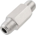 Yoebor 304 Stainless Steel Detachable Check Valve One Way Non-Return Valve for Water Oil Gas, 1pc (Mnpt x Mnpt, 1/4"-316)