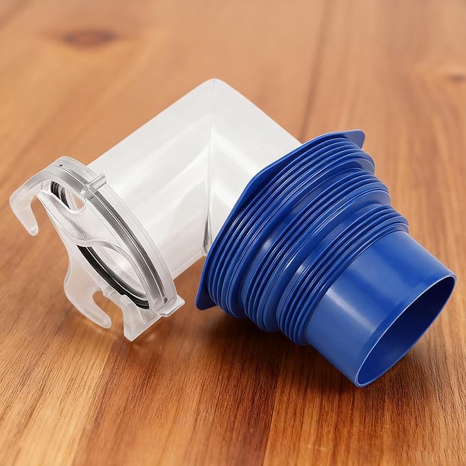 Rv Sewer Hose Fittings, Clear Sewer Waste Elbow, Trailer Waste Pipe Connector with Sturdy Material, Rv Trailer Truck Motorhome Accessory for Camping Travel Drain, Outdoor Tailgating Caravan Use