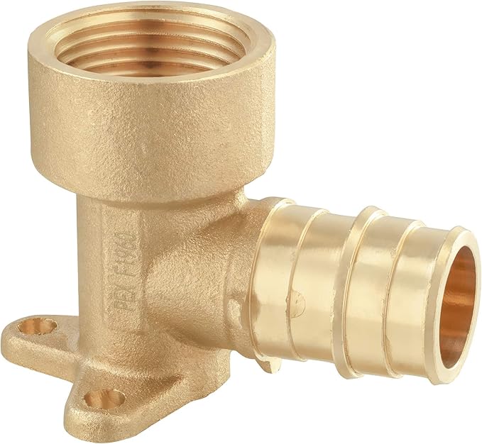 EFIELD Pex A Expansion Fittings 3/4"x 1/2" Female NPT Drop-ear Elbow, F1960 (Pack of 20),(PEX1960086-20PCS)