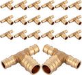 (20-Pack) Seelink 1/2" x 1/2" x 3/4" PEX-A Tee Expansion Fittings, for PEX Tubing Pipe Hose Fittings, ASTM F1960(PEX1960048-20Pack)