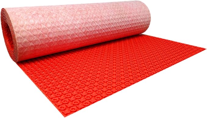 LuxHeat Prova Flex-Heat Uncoupling Membrane 55sqft, Made for Underfloor Heating System, Tile, Laminate, Vinyl Floor Underlayment, Essential in Heated Tile Floor Kit & to Waterproof Bathroom Flooring