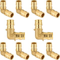 10-Pack HeSun Pex-A Fitting, 3/4 Inch Expansion Elbow(90-Degree),Pex Expansion Fitting 3/4" x 3/4" Elbow,ASTM F1960(PEX1960035)