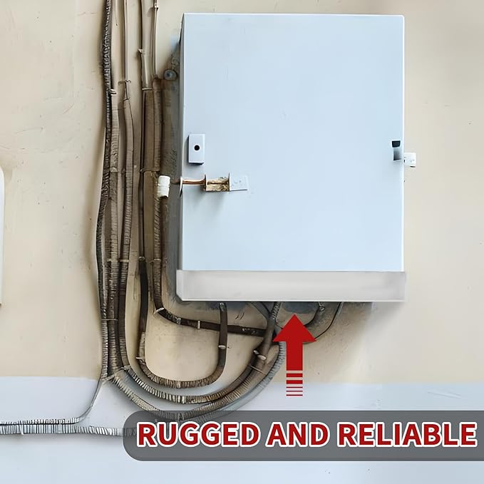 Blulu Water Heater Drain Pan Wall Mounted Tankless Stainless Steel Heater Pan 20" x 13" x 2.5", Water Damage Prevention No Leak Welded and Waterproof