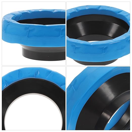PartyKindom 2pcs Toilet Wax Ring Replacement Seal Gasket for Toilet Flange Rubber Clay Part for Home and Office Plumbing Repair