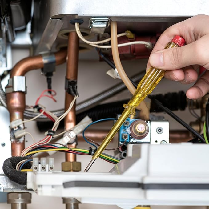 Copper Fittings Kit HVACR 3/8 & 7/8 Line Set, Copper Pipe Fitting Coupling and Elbow, Air Conditioning Refrigeration Liquid Line & Suction Lines Tubing Pipes for Central/Split A/C systems
