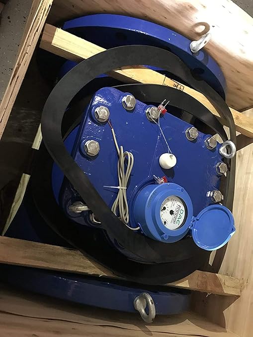 DAE WP-1600P 16" Woltmann Helix Water Meter, Pulse Output, Gallons