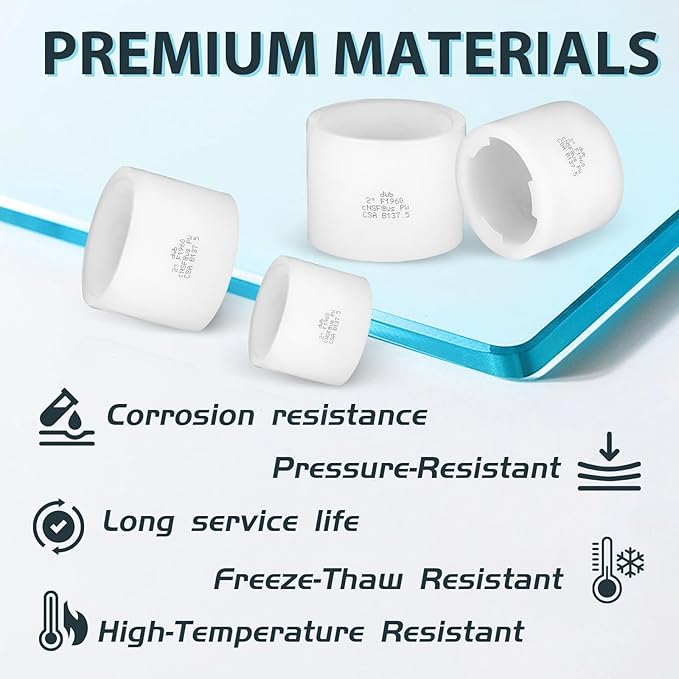 (Pack of 10) Seelink 2 Inch Inch PEX A Expansion Rings, Expansion Rings and Sleeves for PEX A Pipe and Fitting Connection