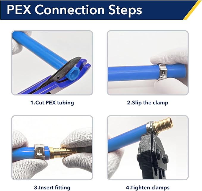 Brass Pipe Fitting 1/2 pex * 1/2 Inch NPT Male Adapter - Anti-Corrosion, Lead-Free, Easy Installation - 5 Year Warranty - Multiple Certifications (Pack of 5)