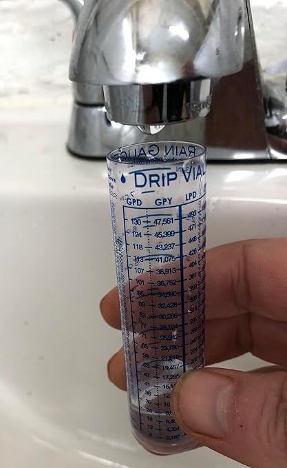 Dye Drop Blue Leak Detection Drip Vial Toilet Tab Strip Test Multi-Use Tracer Silent Leaks (Tablet 25 Pack)