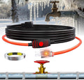 HEATIT Heat Tape Electric Heating Cable Automatic Heat Tape Pipe Freeze Protected Heated Cable 12 Feet