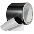 Waterproof Repair Tape for Fabric, Awning, RV Roof, Underbelly, Tarp, Tent, Sail and Boat Cover Outdoor Repair Patch, Heavy Duty, UVproof, Multipurpose Black