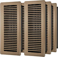 Floor Register 4x14, 6 Pack Floor Vent Covers for Home Floor Heavy Duty Steel Walkable Floor Vents Air Vent Covers for Sidewall and Floor