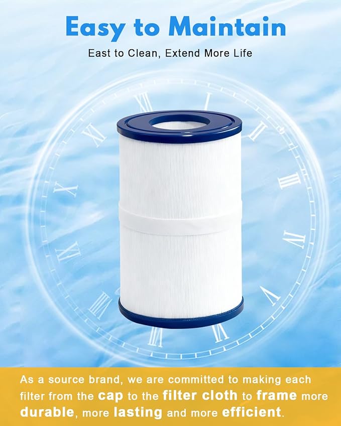 PDM30 Spa Filter Replacement Oval Hot Tub Filter Cartridge 30 Sq. Ft. (2 Pack) for 461269 FC-9940 FC9940M 730L 730S