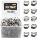 Hose Clamp, 80 Pack Stainless Steel Hose Clamps Worm Gear Fuel Line Pipe Clamps, 13-19mm (1/2-3/4 inch)