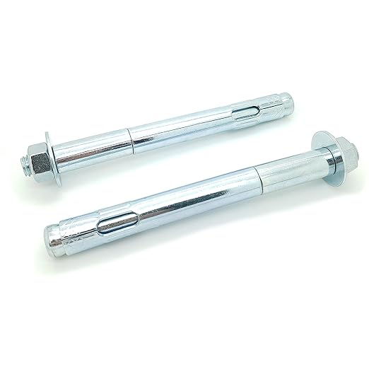 BCP Fasteners Four (4) 5/8" x 6" Zinc Plated Hex Nut Sleeve Anchor Bolts (BCP995)