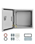 Waterproof Electrical Enclosure 12 x 12 x 6'', Outdoor Electrical Box Weatherproof, Electrical Junction Box with Reinforced Lock