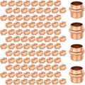 100-Pack GUOFIS Copper Press End Cap, 3/4" x 3/4" Plug Fittings for Copper Tube Connection with Stop(PRESS011-100Pack)