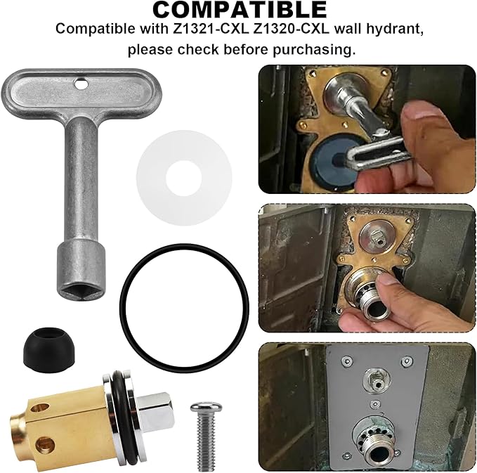 Wall Hydrant Repair Kit, Fits for Zurn HYD-RK-Z1321-CXL Z1321-CXL/ Z1320-CXL