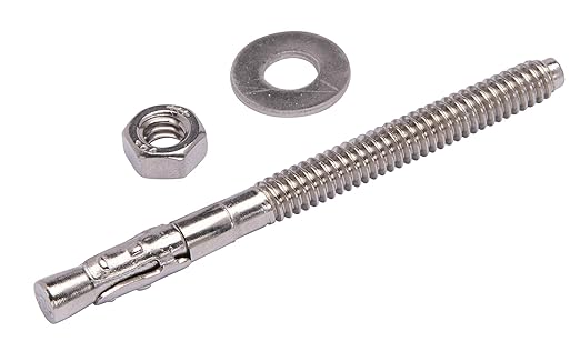Bolt Dropper 1/4" X 3-1/4" Wedge Anchor (10pc), 18-8 Stainless Steel