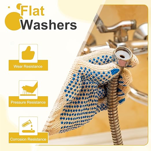 MECCANIXITY PTFE Flat Washers, 12Pack 30mm OD 20mm ID 2mm Thick Sealing Spacer Gasket Ring for Faucet Pipe Hose Bolt Machinery, White