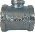 BMI 1-1/4 Inch x 1/2 Inch x 1-1/4 Inch NPT Galvanized Reducing Tee, 150# Pressure Rating, UL/FM Certified, Malleable Iron Pipe Fitting, ASTM A197, ASME B16.3-36455