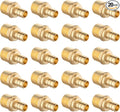 20-Pack EFIELD Barb Crimp PEX 3/4" x 3/4" NPT Male Threaded Adapter, Brass Plumbing Fittings, UPC Certified,(PEX1807269-20PCS)