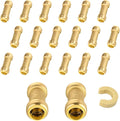 20-Pack Niikappu Pushfit Check Valve, 3/4-Inch Brass Plumbing Fittings Connect for PEX, Copper, CPVC, PE-RT Pipes, with Disconnect Clip(PF-VALVE063-20)