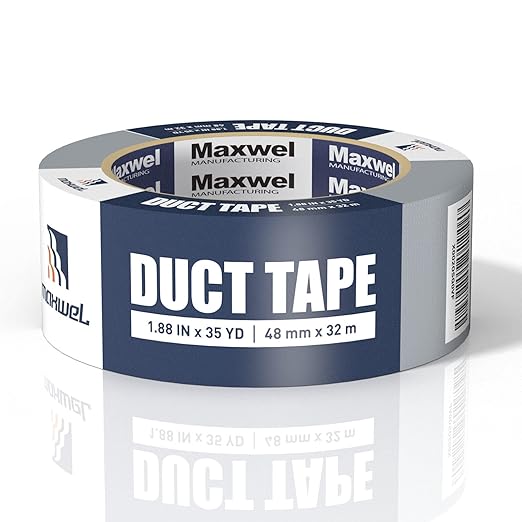 Duct Tape Heavy Duty Waterproof - 1.88 in 35 Yards Tearable Silver Duct Tape No Residue Strong Adhesive for Home Repair Use,Carpet Binding,Bundles