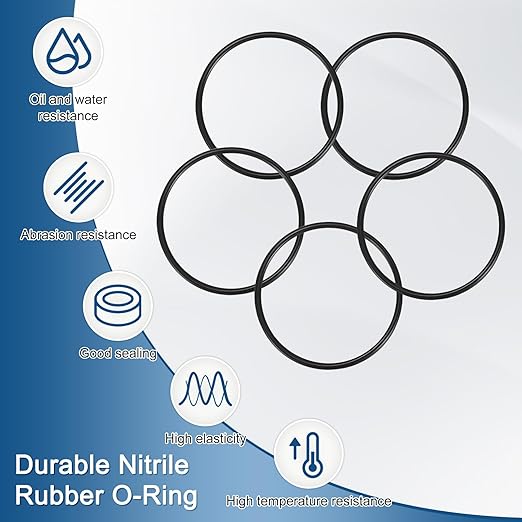 10-Pcak Nitrile Rubber O-Rings, 77mm ID, 85mm OD, 4mm Width, Metric Sealing Washer Gasket for Automotive Machine Plumbing/Faucet/Air or Gas Connections, Resists Oil and Heat