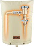Backflow Preventer Cover (5°F) Heavy-Duty 5-Layer Insulated Enclosure, Freeze & All-Weather Protection for Outdoor Pipe, Irrigation Sprinkler Valve, Well Water Pump & PVB, 18" Wx34 H Beige